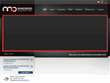 Tablet Screenshot of en.makowskibudownictwo.pl